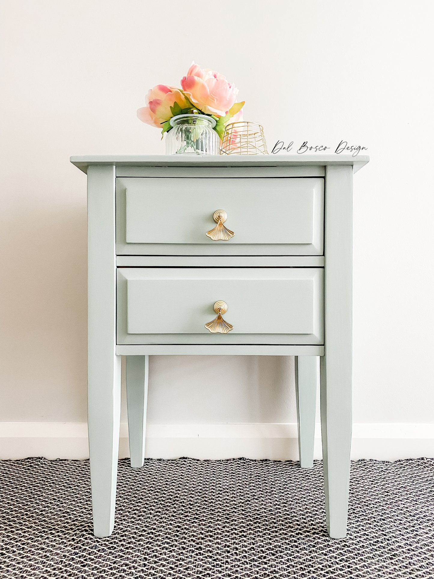 Gold Gingko leaf drawer handle